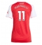 Arsenal Gabriel Martinelli #11 Thuis tenue voor Dames 2025-26 Korte Mouwen