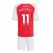 Arsenal Gabriel Martinelli #11 Thuis tenue voor kinderen 2025-26 Korte Mouwen (+ broek)