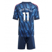 Arsenal Gabriel Martinelli #11 Uit tenue voor kinderen 2025-26 Korte Mouwen (+ broek)