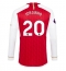 Arsenal Jorginho Frello #20 Thuis tenue 2023-24 Lange Mouwen