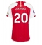 Arsenal Jorginho Frello #20 Thuis tenue voor Dames 2023-24 Korte Mouwen