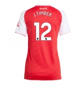 Arsenal Jurrien Timber #12 Thuis tenue voor Dames 2025-26 Korte Mouwen