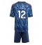 Arsenal Jurrien Timber #12 Uit tenue voor kinderen 2025-26 Korte Mouwen (+ broek)