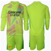 Arsenal Keeper Thuis tenue voor kinderen 2024-25 Lange Mouwen (+ broek)