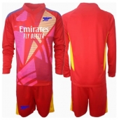 Arsenal Keeper Uit tenue voor kinderen 2024-25 Lange Mouwen (+ broek)