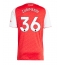 Arsenal Martin Zubimendi #36 Thuis tenue 2025-26 Korte Mouwen