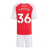 Arsenal Martin Zubimendi #36 Thuis tenue voor kinderen 2025-26 Korte Mouwen (+ broek)