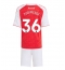 Arsenal Martin Zubimendi #36 Thuis tenue voor kinderen 2025-26 Korte Mouwen (+ broek)