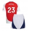 Arsenal Mikel Merino #23 Thuis tenue voor kinderen 2024-25 Korte Mouwen (+ broek)