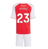 Arsenal Mikel Merino #23 Thuis tenue voor kinderen 2025-26 Korte Mouwen (+ broek)