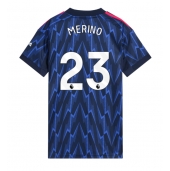 Arsenal Mikel Merino #23 Uit tenue voor Dames 2025-26 Korte Mouwen