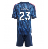Arsenal Mikel Merino #23 Uit tenue voor kinderen 2025-26 Korte Mouwen (+ broek)