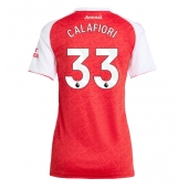 Arsenal Riccardo Calafiori #33 Thuis tenue voor Dames 2025-26 Korte Mouwen