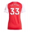 Arsenal Riccardo Calafiori #33 Thuis tenue voor Dames 2025-26 Korte Mouwen