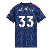 Arsenal Riccardo Calafiori #33 Uit tenue voor Dames 2025-26 Korte Mouwen