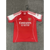 Arsenal Thuis tenue 2025-26 Korte Mouwen