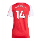 Arsenal Viktor Gyokeres #14 Thuis tenue voor Dames 2025-26 Korte Mouwen