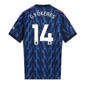 Arsenal Viktor Gyokeres #14 Uit tenue 2025-26 Korte Mouwen