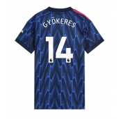 Arsenal Viktor Gyokeres #14 Uit tenue voor Dames 2025-26 Korte Mouwen