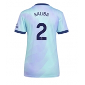 Arsenal William Saliba #2 Derde tenue voor Dames 2024-25 Korte Mouwen