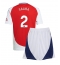 Arsenal William Saliba #2 Thuis tenue voor kinderen 2024-25 Korte Mouwen (+ broek)
