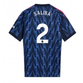 Arsenal William Saliba #2 Uit tenue 2025-26 Korte Mouwen