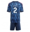Arsenal William Saliba #2 Uit tenue voor kinderen 2025-26 Korte Mouwen (+ broek)