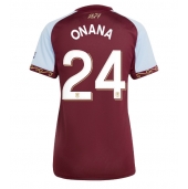 Aston Villa Amadou Onana #24 Thuis tenue voor Dames 2025-26 Korte Mouwen