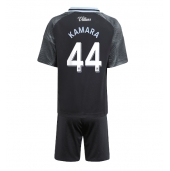 Aston Villa Boubacar Kamara #44 Uit tenue voor kinderen 2025-26 Korte Mouwen (+ broek)
