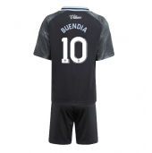 Aston Villa Emiliano Buendia #10 Uit tenue voor kinderen 2025-26 Korte Mouwen (+ broek)