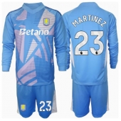 Aston Villa Emiliano Martinez #23 Keeper Derde tenue voor kinderen 2024-25 Lange Mouwen (+ broek)