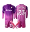 Aston Villa Emiliano Martinez #23 Keeper Derde tenue voor kinderen 2025-26 Lange Mouwen (+ broek)