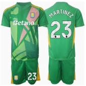 Aston Villa Emiliano Martinez #23 Keeper Thuis tenue voor kinderen 2024-25 Korte Mouwen (+ broek)