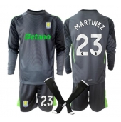 Aston Villa Emiliano Martinez #23 Keeper Thuis tenue voor kinderen 2025-26 Lange Mouwen (+ broek)