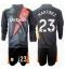 Aston Villa Emiliano Martinez #23 Keeper Uit tenue voor kinderen 2024-25 Lange Mouwen (+ broek)
