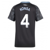 Aston Villa Ezri Konsa #4 Uit tenue voor Dames 2025-26 Korte Mouwen