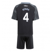Aston Villa Ezri Konsa #4 Uit tenue voor kinderen 2025-26 Korte Mouwen (+ broek)