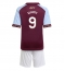 Aston Villa Harvey Elliott #9 Thuis tenue voor kinderen 2025-26 Korte Mouwen (+ broek)