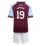 Aston Villa Jadon Sancho #19 Thuis tenue voor kinderen 2025-26 Korte Mouwen (+ broek)
