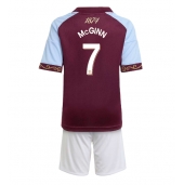 Aston Villa John McGinn #7 Thuis tenue voor kinderen 2025-26 Korte Mouwen (+ broek)