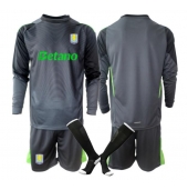 Aston Villa Keeper Thuis tenue voor kinderen 2025-26 Lange Mouwen (+ broek)