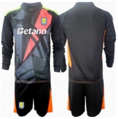 Aston Villa Keeper Uit tenue voor kinderen 2024-25 Lange Mouwen (+ broek)