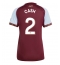 Aston Villa Matty Cash #2 Thuis tenue voor Dames 2025-26 Korte Mouwen