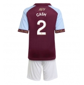 Aston Villa Matty Cash #2 Thuis tenue voor kinderen 2025-26 Korte Mouwen (+ broek)