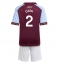Aston Villa Matty Cash #2 Thuis tenue voor kinderen 2025-26 Korte Mouwen (+ broek)