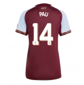 Aston Villa Pau Torres #14 Thuis tenue voor Dames 2025-26 Korte Mouwen
