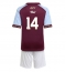 Aston Villa Pau Torres #14 Thuis tenue voor kinderen 2025-26 Korte Mouwen (+ broek)