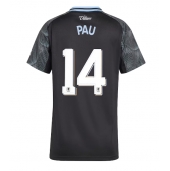 Aston Villa Pau Torres #14 Uit tenue voor Dames 2025-26 Korte Mouwen