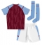 Aston Villa Thuis tenue voor kinderen 2023-24 Korte Mouwen (+ broek)