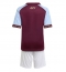 Aston Villa Thuis tenue voor kinderen 2025-26 Korte Mouwen (+ broek)